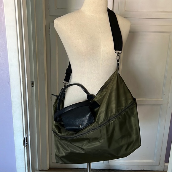 New Justfab olive green large tote - Picture 1 of 8